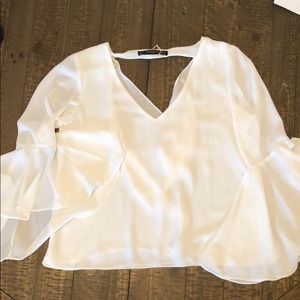 Zara open back top